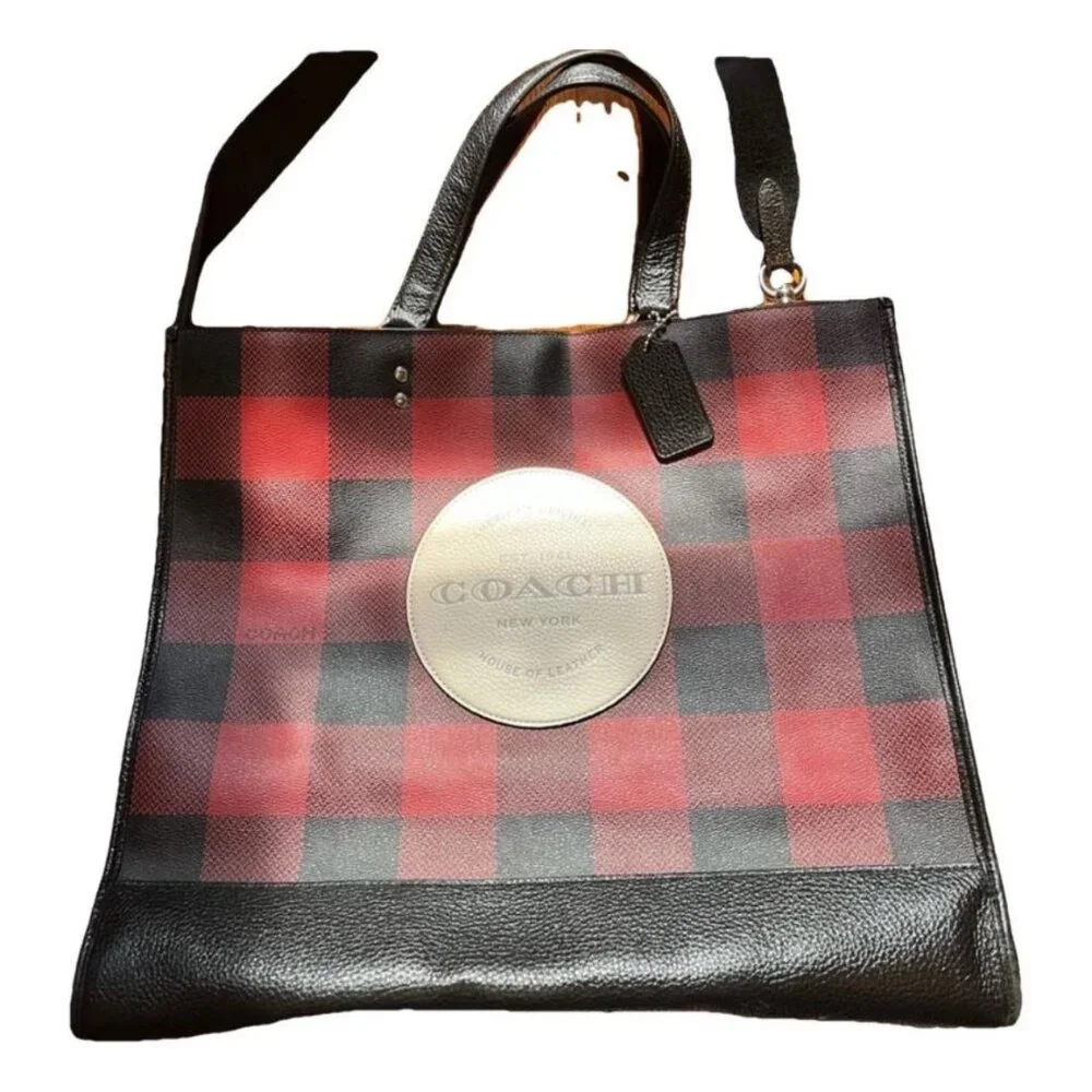 COACH BUFFALO EXTRA LARGE TOTE BAG - Picture 1 of 10